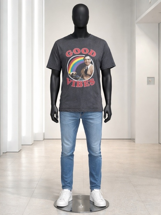 Delta Pro Weight Other - Delta Unisex Vintage SizeXL “Mister Rogers Neighborhood” Good Vibes Shirt TV